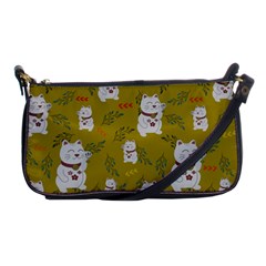 Super Lucky Cat Shoulder Clutch Bag by GeekLover