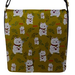 Super Lucky Cat Flap Closure Messenger Bag (s)