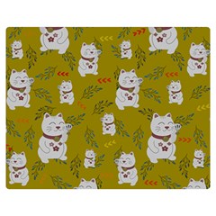 Super Lucky Cat Premium Plush Fleece Blanket (medium) by GeekLover