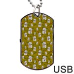 Super Lucky Cat Scaled Dog Tag USB Flash (Two Sides) Front