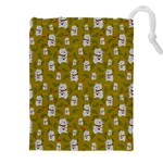 Super Lucky Cat Scaled Drawstring Pouch (5XL) Front