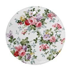 Floral Elements Peony Chinese Rose Ornament (round)