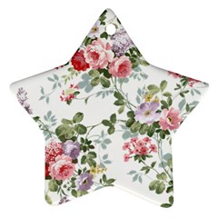 Floral Elements Peony Chinese Rose Ornament (star)