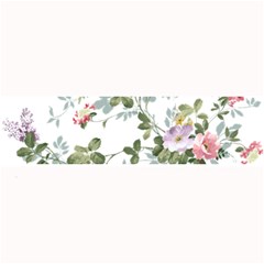 Floral Elements Peony Chinese Rose Large Bar Mat by Grandong