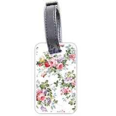 Floral Elements Peony Chinese Rose Luggage Tag (one Side)