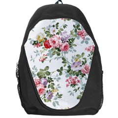 Floral Elements Peony Chinese Rose Backpack Bag