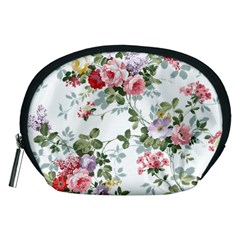 Floral Elements Peony Chinese Rose Accessory Pouch (medium)