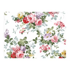 Floral Elements Peony Chinese Rose Two Sides Premium Plush Fleece Blanket (mini) by Grandong