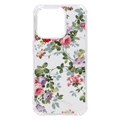 Floral Elements Peony Chinese Rose Iphone 14 Pro Tpu Uv Print Case