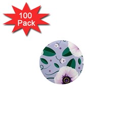 Flowers Petals Blossom Flora 1  Mini Magnets (100 Pack) 