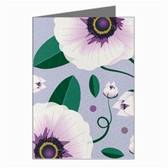 Flowers Petals Blossom Flora Greeting Cards (pkg Of 8)