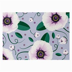 Flowers Petals Blossom Flora Large Glasses Cloth (2 Sides) by Apenda