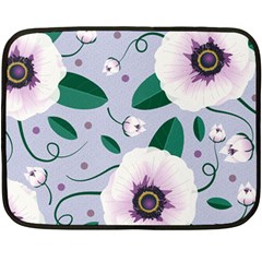 Flowers Petals Blossom Flora Fleece Blanket (mini) by Apenda