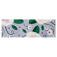 Flowers Petals Blossom Flora Banner And Sign 6  X 2  by Apenda