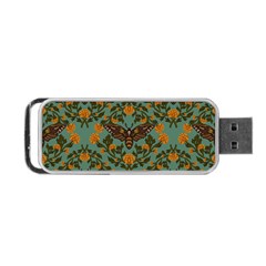 Day Of The Death Moth Portable Usb Flash (one Side) by GeekLover