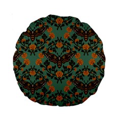 Day Of The Death Moth Standard 15  Premium Round Cushions