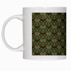 Day Of The Death Moth Scaled White Mug