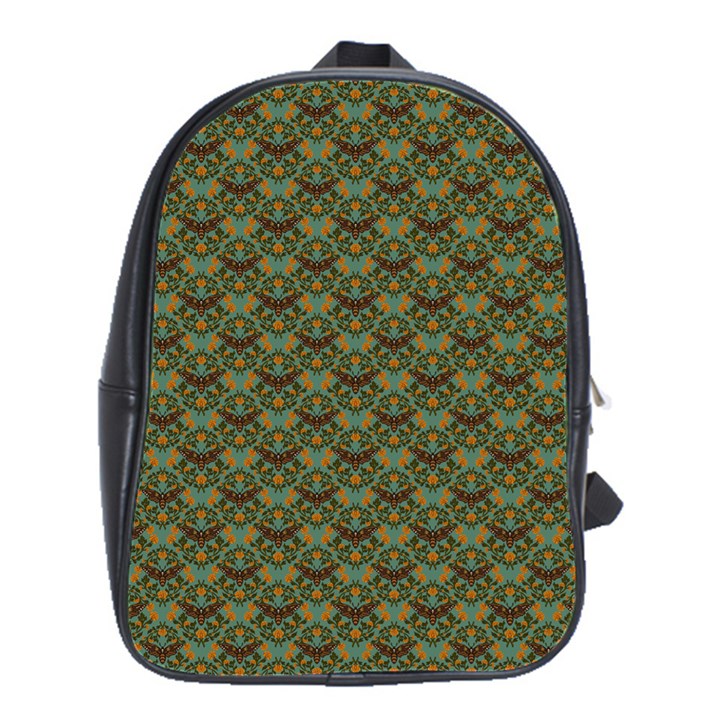 Day Of The Death Moth Scaled School Bag (Large)