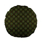 Day Of The Death Moth Scaled Standard 15  Premium Round Cushions Front