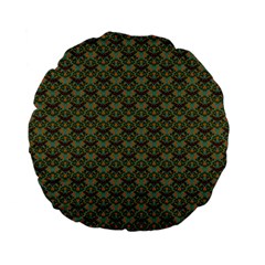 Day Of The Death Moth Scaled Standard 15  Premium Flano Round Cushions