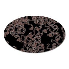 Venomous Elegance  Oval Magnet