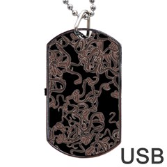 Venomous Elegance  Dog Tag Usb Flash (one Side)