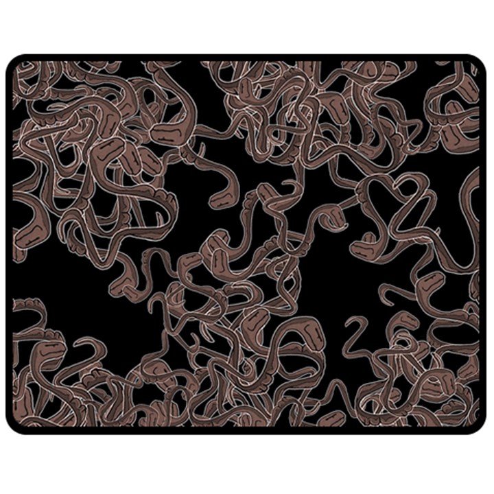 Venomous Elegance  Two Sides Fleece Blanket (Medium)