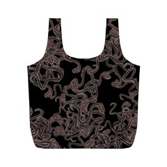 Venomous Elegance  Full Print Recycle Bag (m)