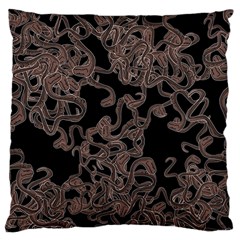 Venomous Elegance  Large Premium Plush Fleece Cushion Case (two Sides)