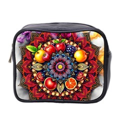 Fruity Mandala Mini Toiletries Bag (two Sides)