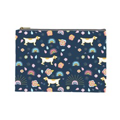 Dogs Cosmetic Bag (large)