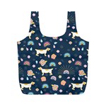 Dogs Full Print Recycle Bag (M) Back