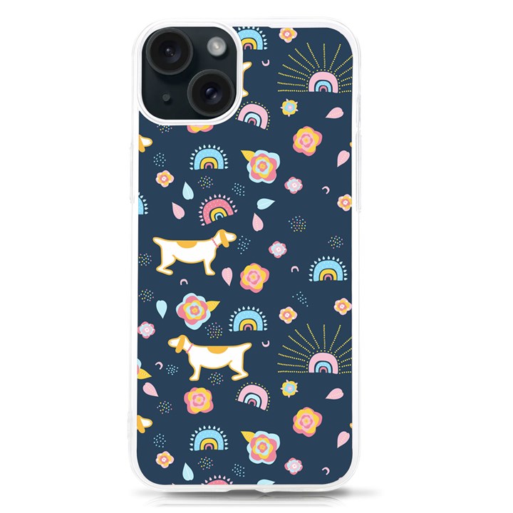 Dogs iPhone 15 TPU UV Print Case