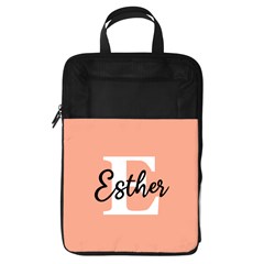 Personalized Initial Name Any Text Foldable Shoe Storage Bag