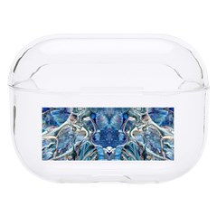 Blue Pour Blend  Hard Pc Airpods Pro Case by kaleidomarblingart