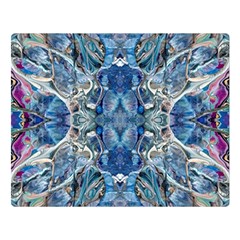 Blue Pour Blend  Premium Plush Fleece Blanket (large)