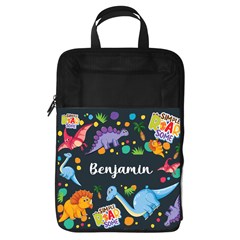 Personalized Name Any Text Dinosaur Foldable Shoe Storage Bag