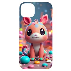 Cute Creature Iphone 14 Plus Black Uv Print Case by AIDreaming