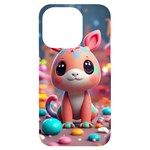 Cute creature iPhone 14 Pro Black UV Print Case Front