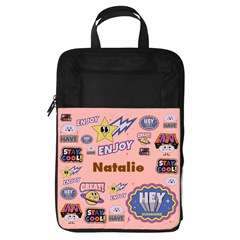 Personalized Name Any Text Good Vibes Foldable Shoe Storage Bag