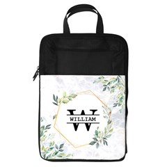 Personalized Initial Name Floral Foldable Shoe Storage Bag