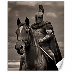 Knight On Horseback Canvas 16  X 20 