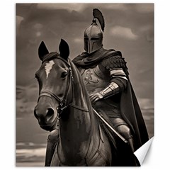 Knight On Horseback Canvas 20  X 24 