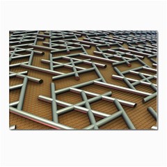 0118 F Expression Of Structure Large Postcard 4 x 6  (pkg Of 10) by geonetique