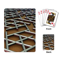 0118 F Expression Of Structure Large Playing Cards Single Design (rectangle)