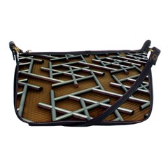 0118 F Expression Of Structure Large Shoulder Clutch Bag by geonetique