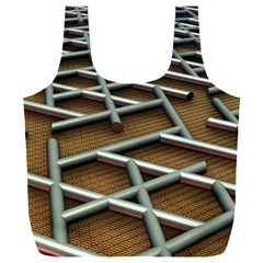 0118 F Expression Of Structure Large Full Print Recycle Bag (xxxl) by geonetique