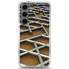 0118 F Expression Of Structure Large Samsung Galaxy S24 6 2 Inch Tpu Uv Case by geonetique