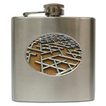 Expression Of Structure Hip Flask (6 oz) Front