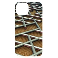 Expression Of Structure Iphone 14 Black Uv Print Case by geonetique